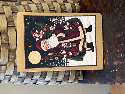 Santa and Elves Christmas Notepad 60 Pages 8.5